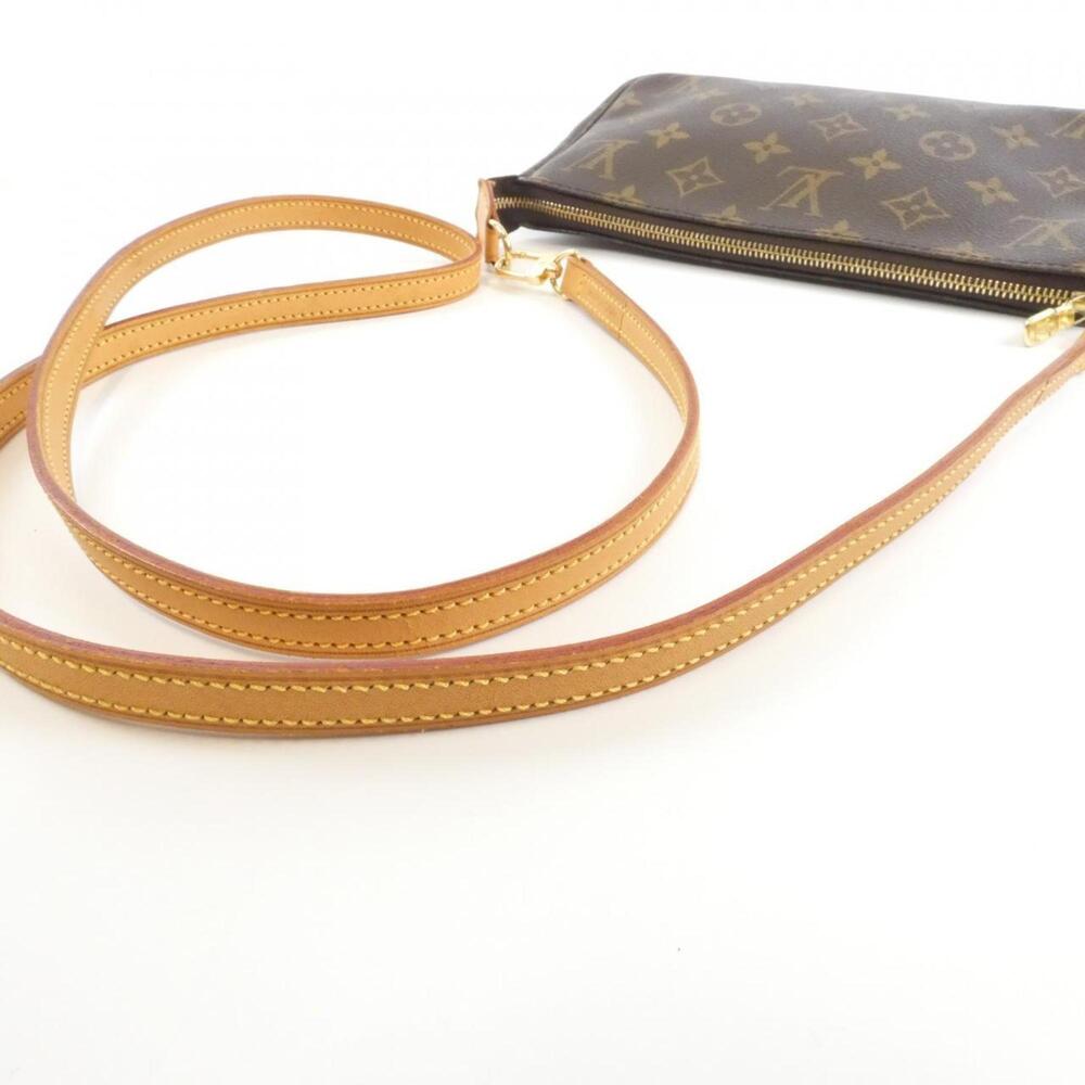 LOUIS VUITTON Brown Monogram Pochette Pouch - Picture 4 of 7